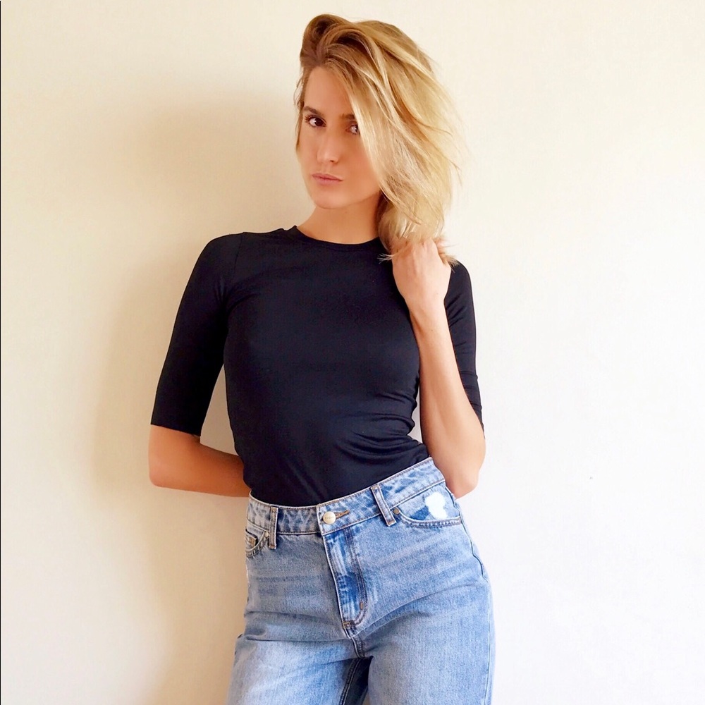 Crew neck top